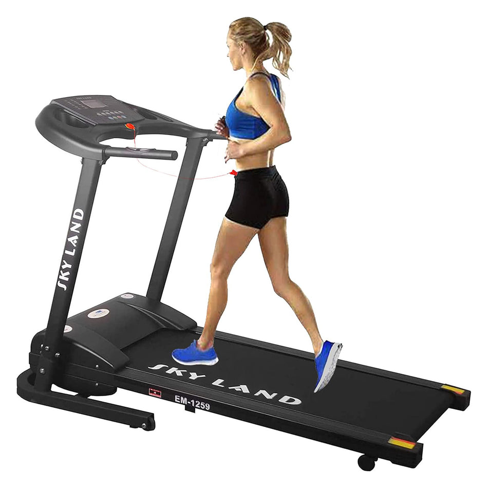 Home Use Treadmill with Powerful Motorized 3 HP Peak Hydraulic System For Soft Drop System Foldable