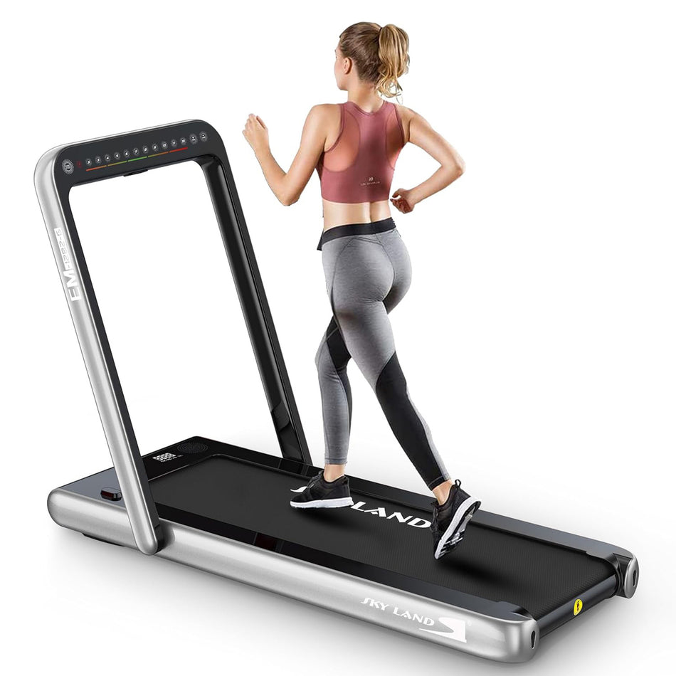 2 In 1 Treadmill Machine Walking Pad EM-1282-G Running Pad With Remote Control And Bluetooth Speaker