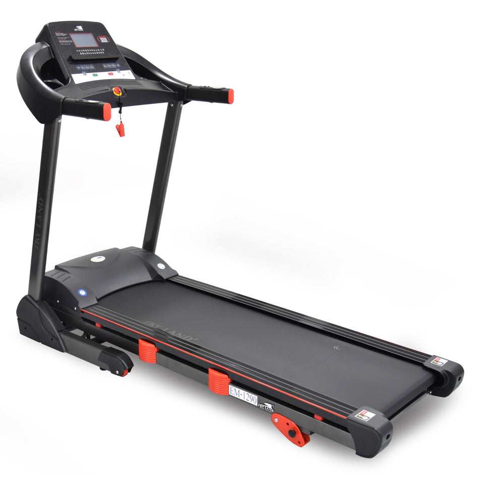 Treadmill With Powerful (5 Hp Peak Motor) EM-1290 Built-in Bluetooth Speaker, Cardio exercise for home use and Office