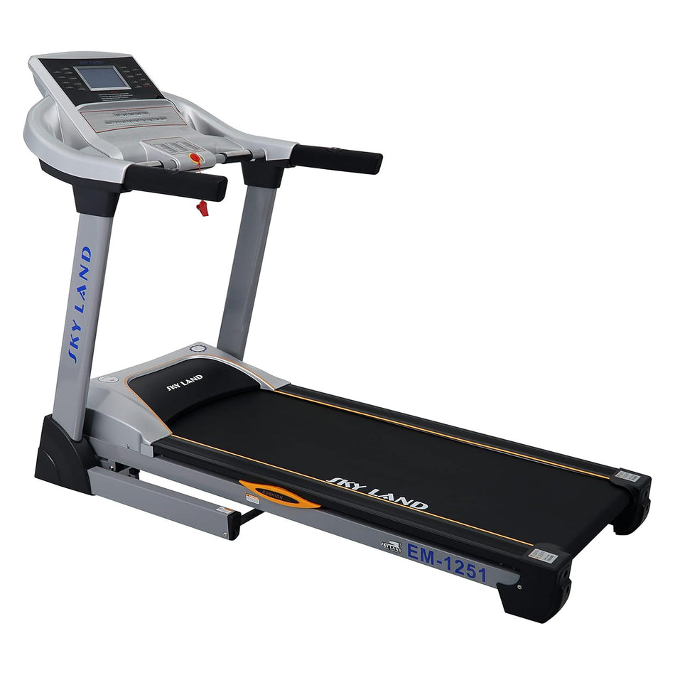 Powerful Treadmill With 3.5HP-7HP Peak Motor EM-1251 Heavy Duty Treadmill With 15% Auto Incline, Bluetooth Connectivity & Fit Show (FS) App