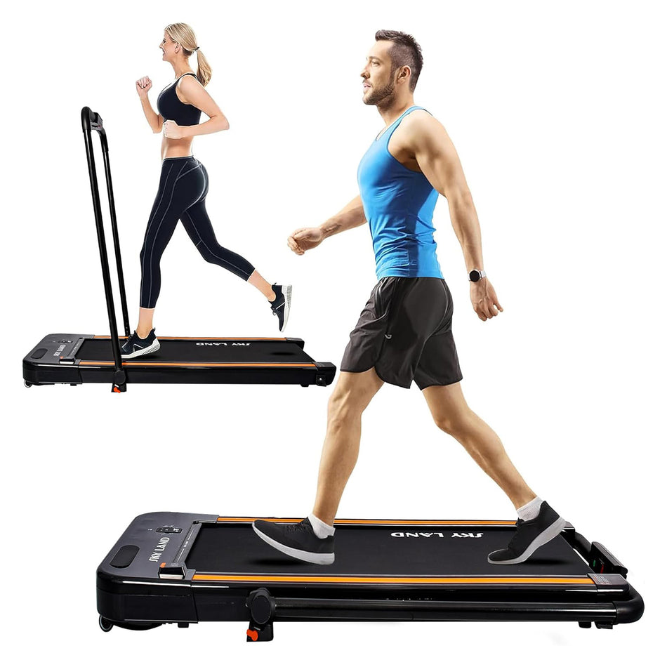 Foldable Walking Pad EM-1294 with Remote Control, 2-in-1 Treadmill for Office and Home Use