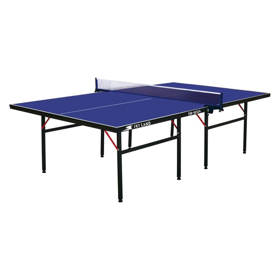 Table Tennis Table Ping Pong EM-8004 Single Foldable Movable Blue TT Table