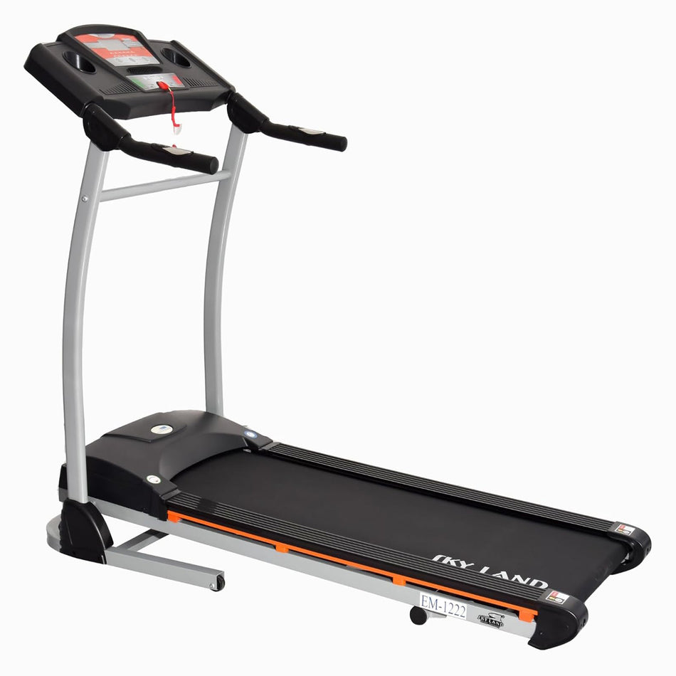 Home Use Treadmill with Powerful 4hp Peak Motor & Built-In Speaker, 43cm Wide Running Space and 110Kg Max user weight