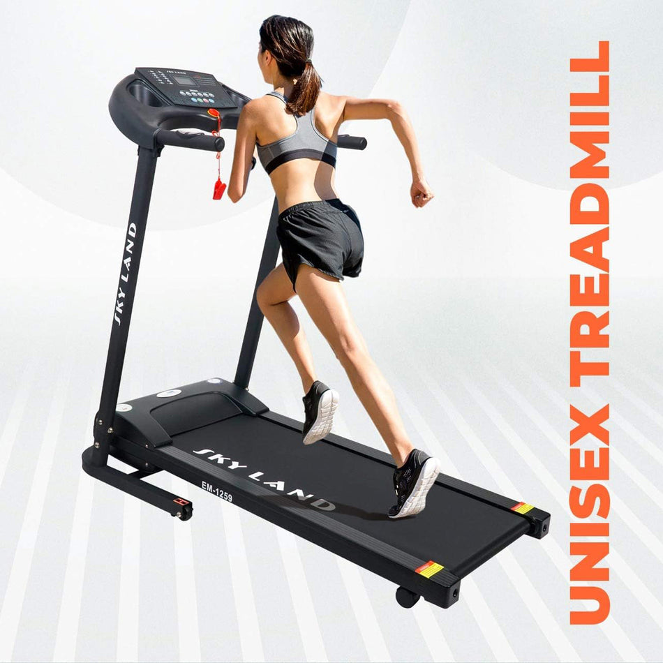 Home Use Treadmill with Powerful Motorized 3 HP Peak Hydraulic System For Soft Drop System Foldable