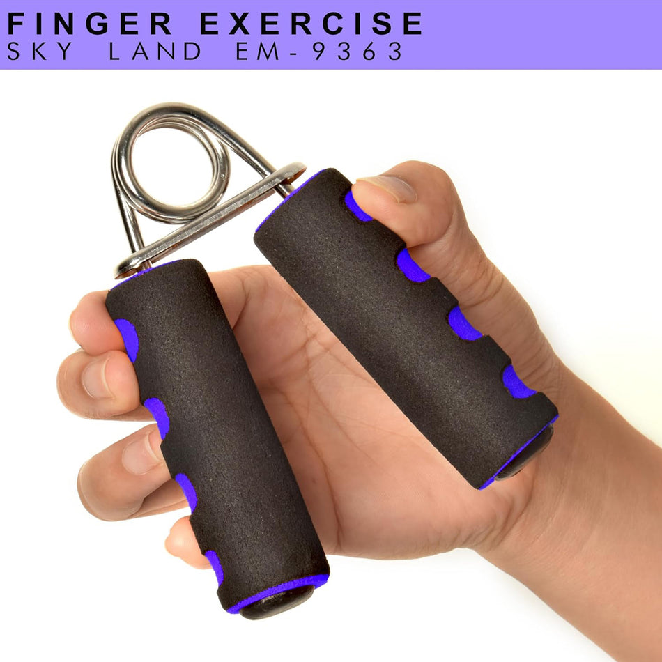 Boost Wrist & Grip Strength at Home EM-9363-Blue Ideal for Finger Exercises, Forearm Stretching Stress Relief Heavy-Duty Non-Slip