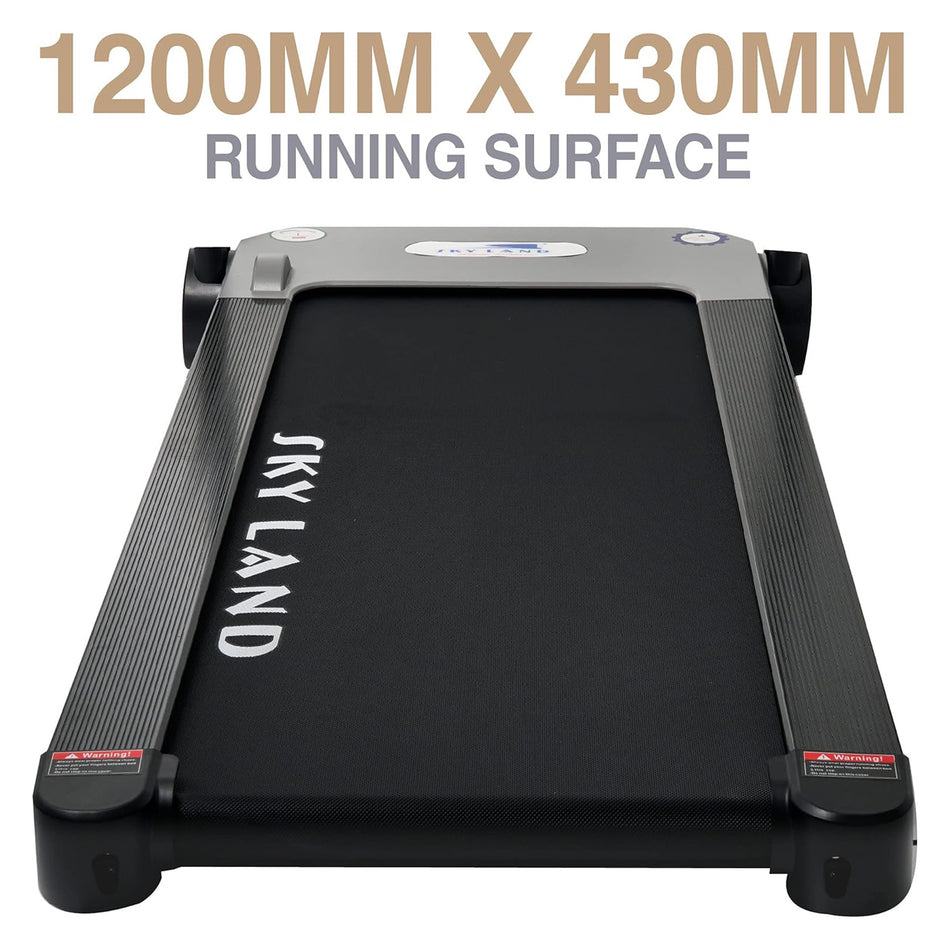 Foldable Home Use Motorized Treadmill EM-1280 Motor Power 2.0HP-4.0 Peak, Max User Weight 100kg,Speed 1-12km/h, Running Surface 120 x 42mm with 12programs and MP3