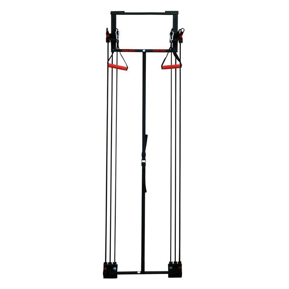 SKY LAND Tower 200 Door Gym | 95KG Adjustable Resistance | 200+ Home Exercises | Strength Training Kit | Full Body Workout | EM-1816 Easy No-Screw Door Installation | Heavy-Duty Frame | Home & Gym