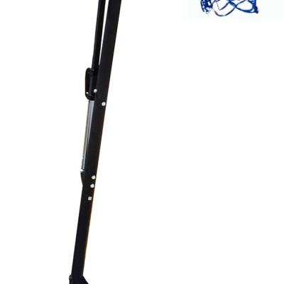 SKY LAND Adjustable Basketball Hoop System | 8-10 ft Height, 44" Shatterproof Backboard, Portable Basketball Stand for Kids & Adults, Indoor/Outdoor Sports Equipment - EM-1875