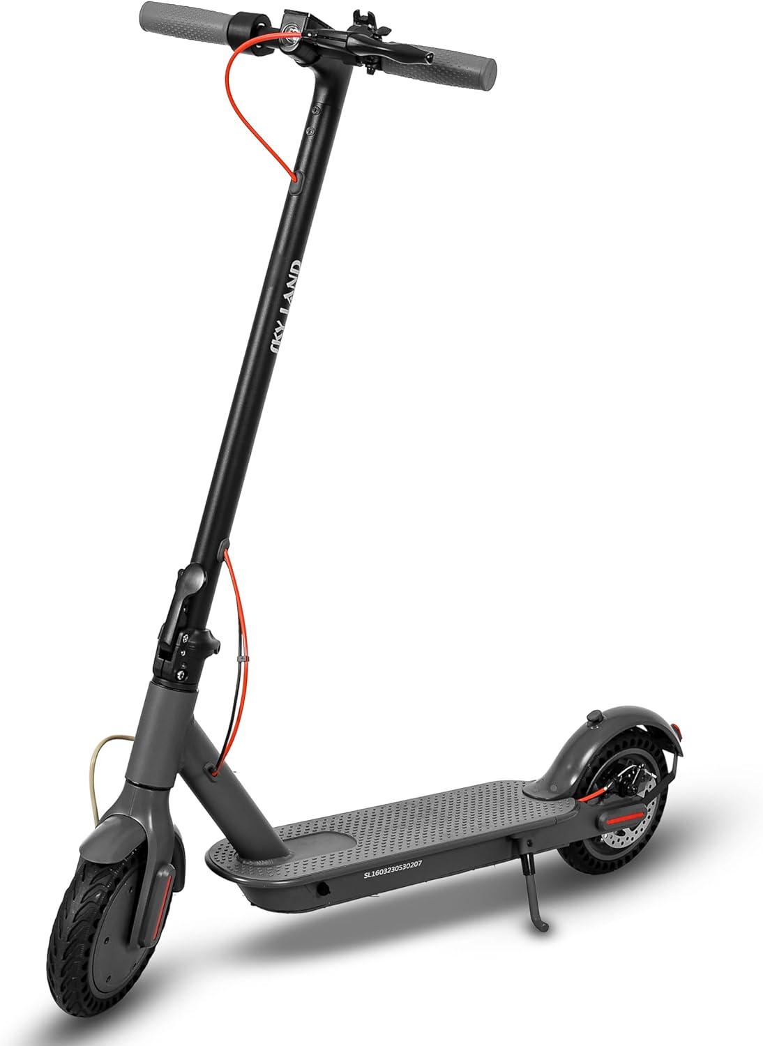 SKY LAND Electric Scooter Pro With 3 Level Speed and Fixed Digital Speedometer On Board -E scooter Black, with Top speed 25km/hr EM-1603-B