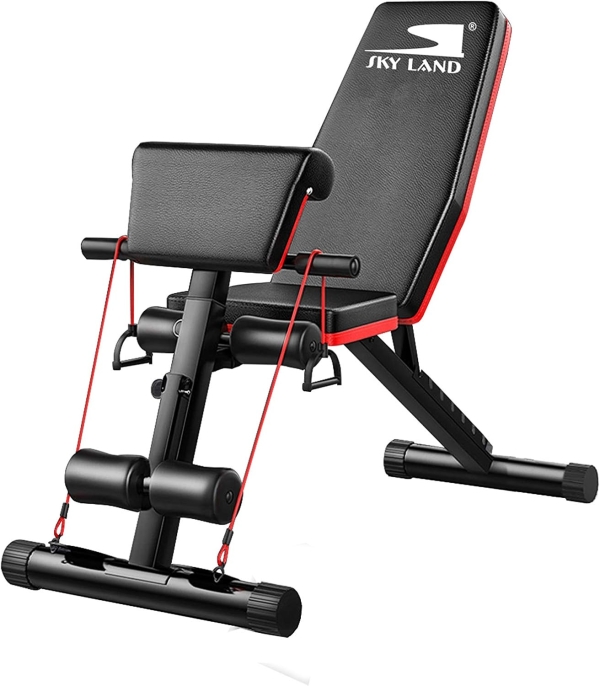 SKY LAND Adjustable Weight Bench EM-1857 | Multi-Function Strength ...