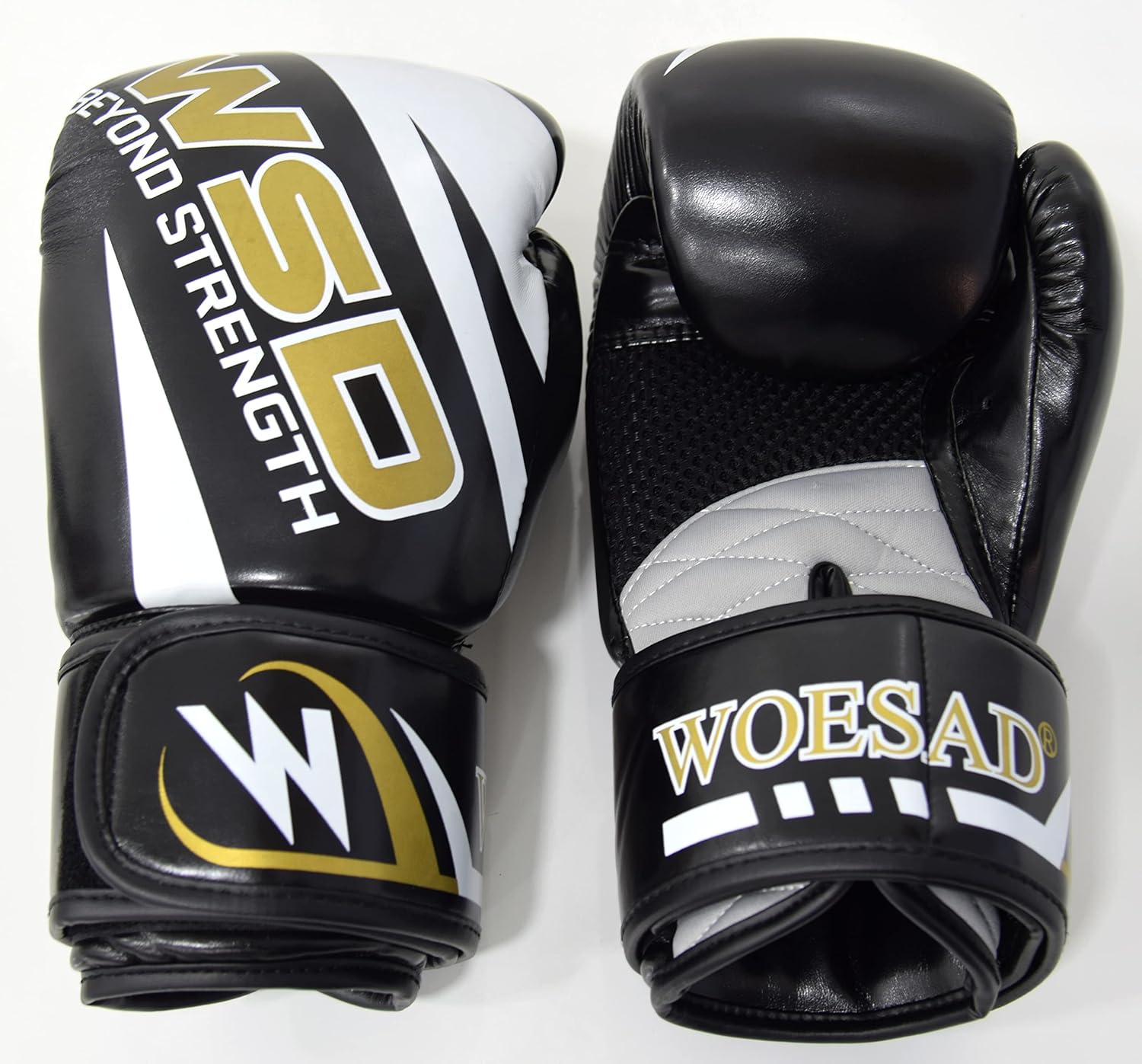 SKY LAND Premium 12 Oz Boxing Gloves - Punching Gloves For Strength Training, Black, Training, Sparring, Muay Thai, Kickboxing, MMA, Comfortable Fit, Durable PU Leather EM-9340-XL - Image 3