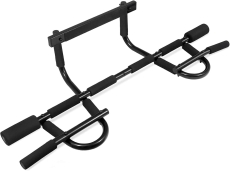 SKY LAND EM-1809-B Door Gym Pull Up Bar for Home Workout, Multi Grip Horizontal Door Bar for Chin Ups, Push Ups & Core Training, No Screw Fitness Exercise Equipment for Upper Body Strength