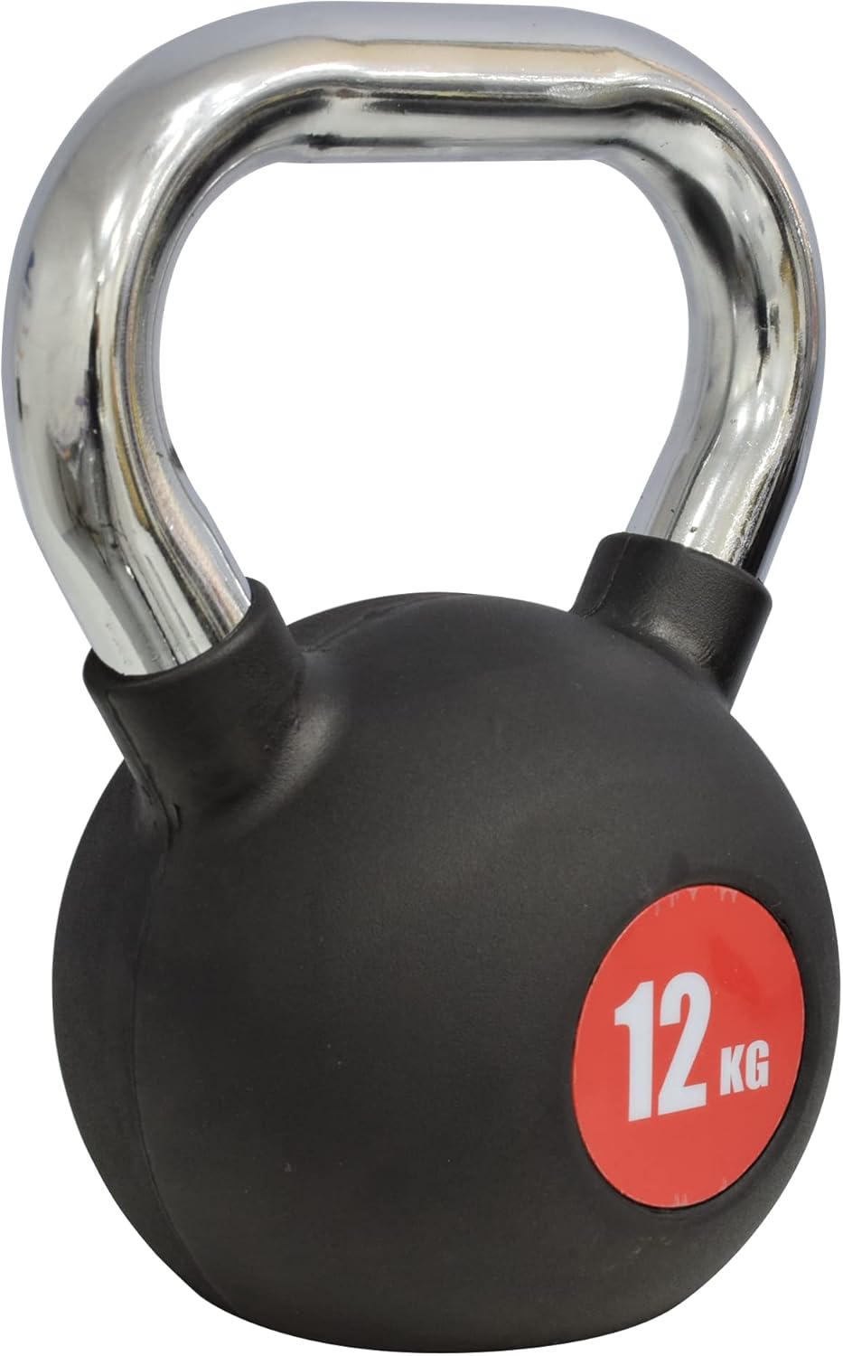 SKY LAND Kettlebell Rubber Coated Cast Iron Kettle dumbbell with Chrome Handle Kettlebell Weight For Strength And Weight Training – Exercise Kettlebell For Whole Body Workout-EM-9267-12 - Image 2