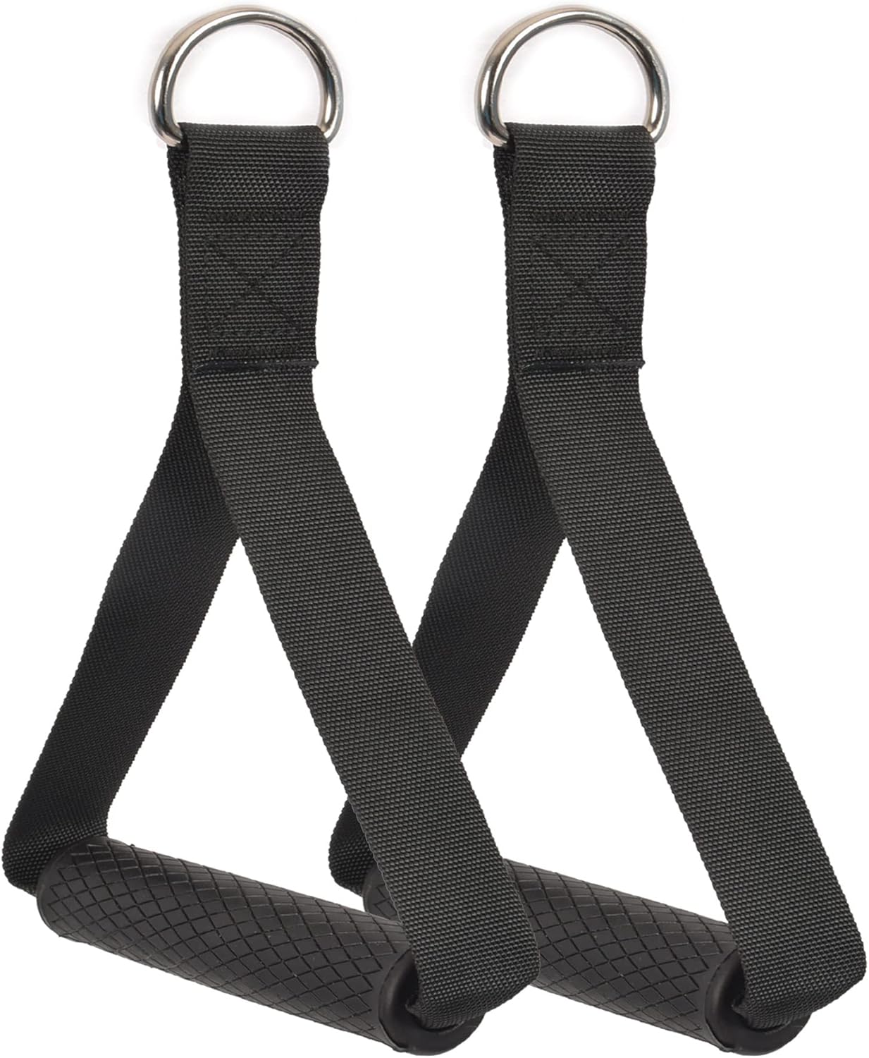 SKY LAND Heavy Duty Exercise Handles for Cable Machine Pulley & Resistance Bands | Gym Equipment Handle with Grip Attachment Straps | Fitness Strap D Handle Resistance for Strength Training EM-9361