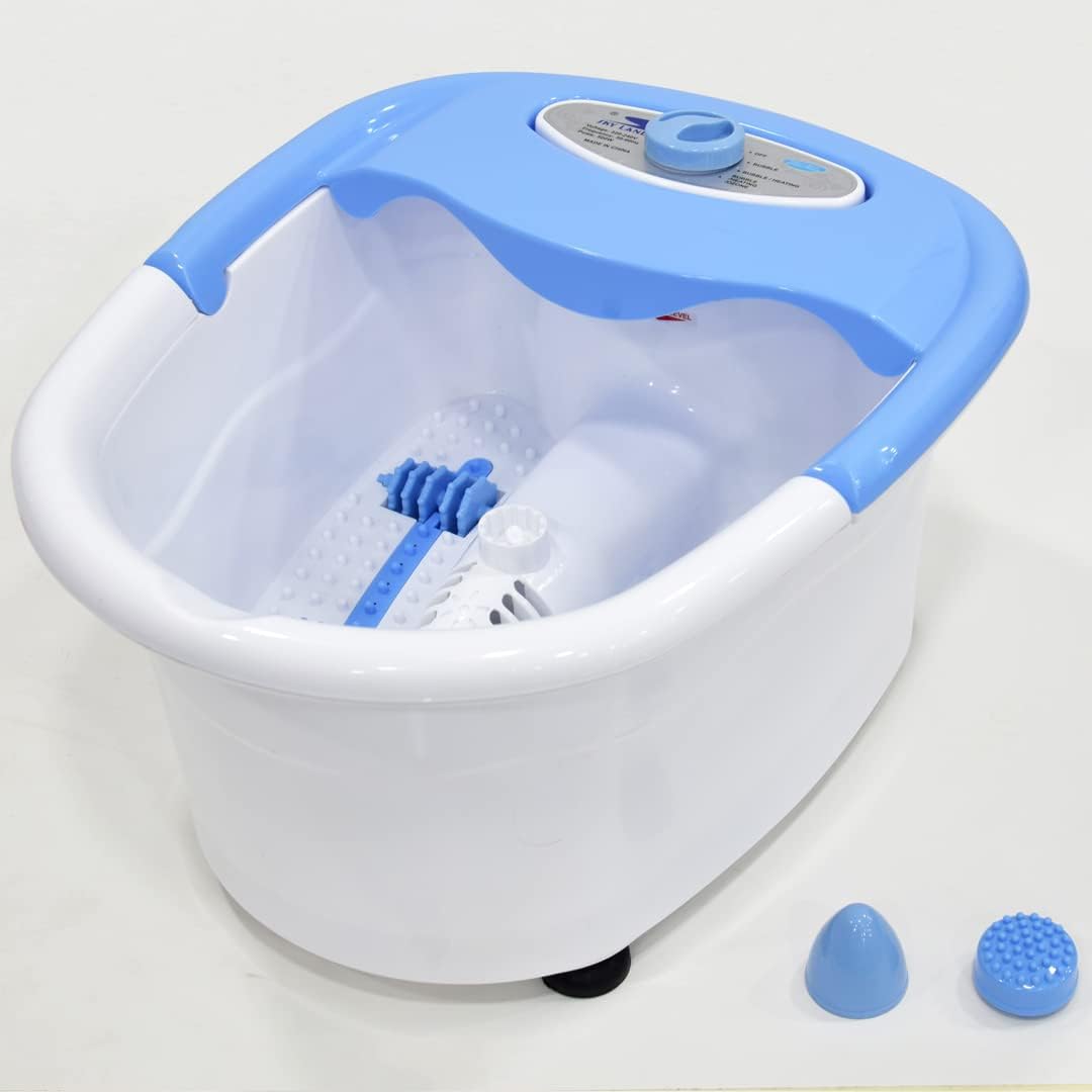 Foot Spa & Massager, Electric Heated Foot Bath with Bubbles, Shiatsu Massage Rollers, Ozone & Infrared Therapy, Relaxation & Pain Relief for Tired Feet at Home EM-2175 - Image 7