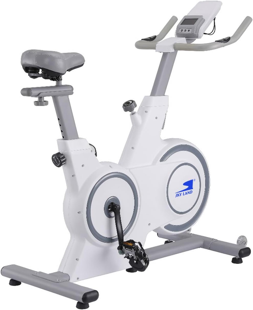 Magnetic Exercise Bike | Indoor Stationary Cycling Bike with 6KG Flywheel, 100-Level Resistance, Adjustable Seat & Handlebar, FS App & Digital Display, Home Cardio Fitness ?C EM-1566