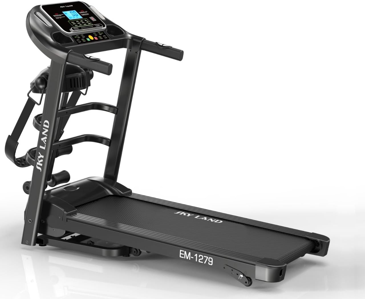 Treadmill With 4Hp Peak Motor | Compact Foldable Running Machine For Home With 3 Level manual incline, Treadmill With Massager Em-1279 - Image 6