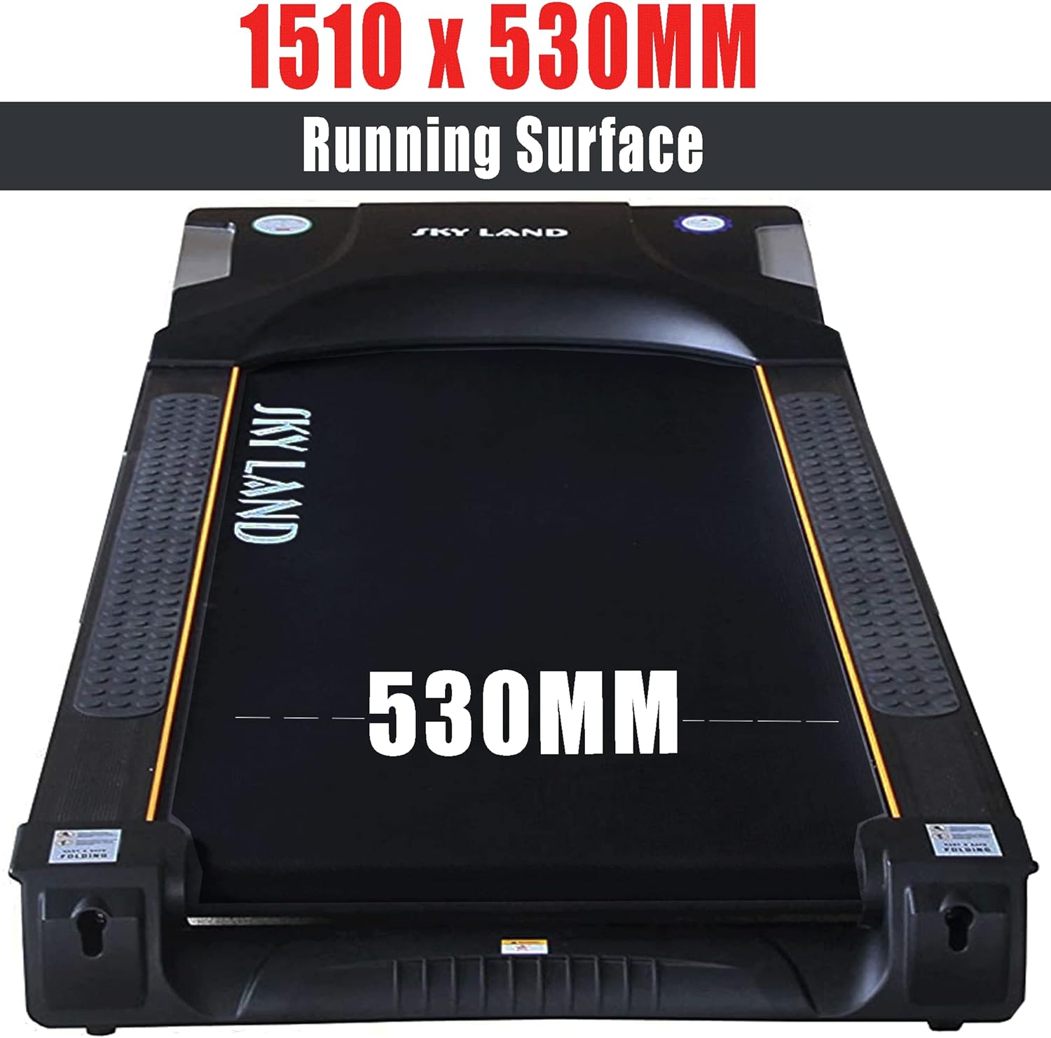 Fitness Treadmill With Powerful (9 HP PEAK DC MOTOR) Bluetooth , Auto Incline 15%,Cardio Fitness for Home, 3-YEAR MOTOR WARRANTY & LIFETIME FRAME WARRANTY EM-1264 - Image 4