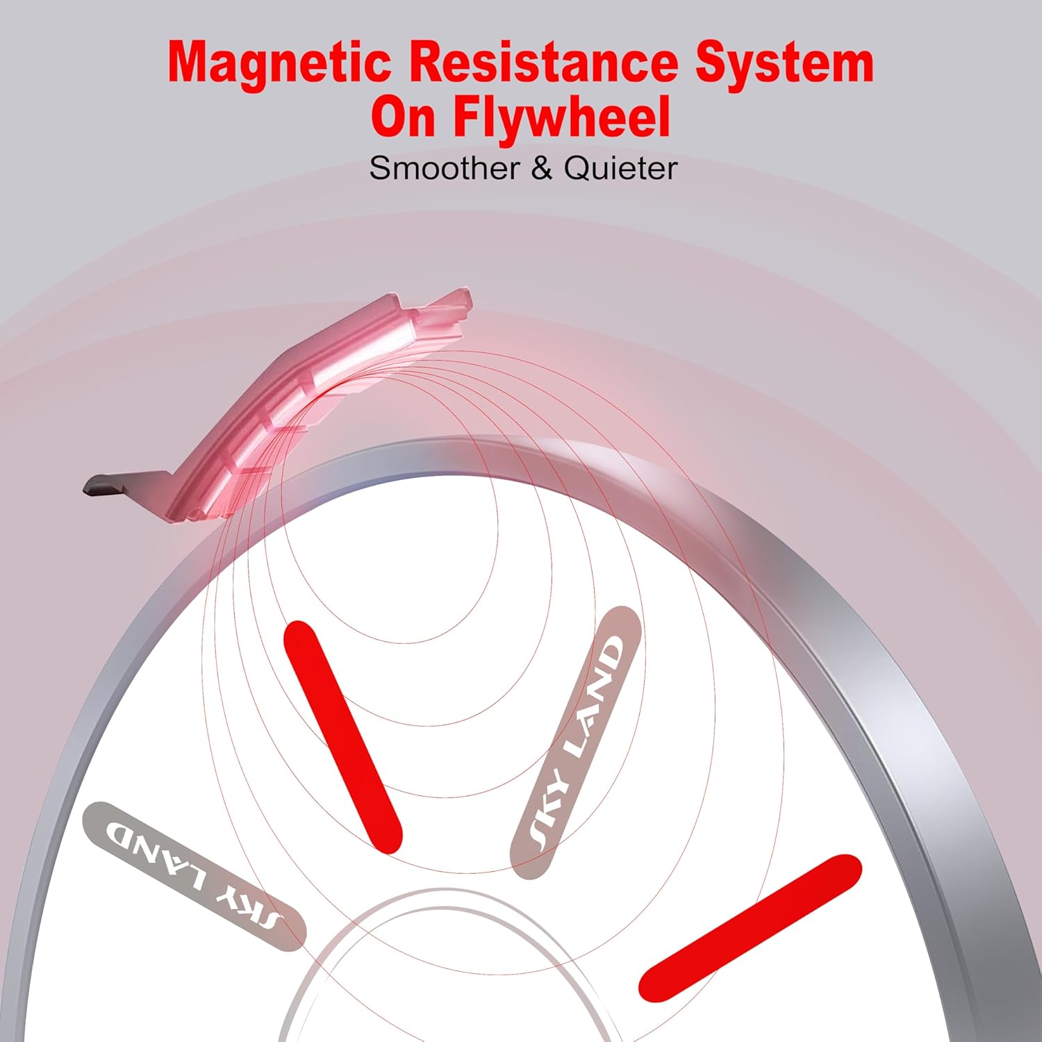 Magnetic Exercise Bike: Versatile Indoor Cycling Stationary Bike for All, Home Cardio Workout with Belt Drive System and Adjustable Comfort-EM-1568-W - Image 6