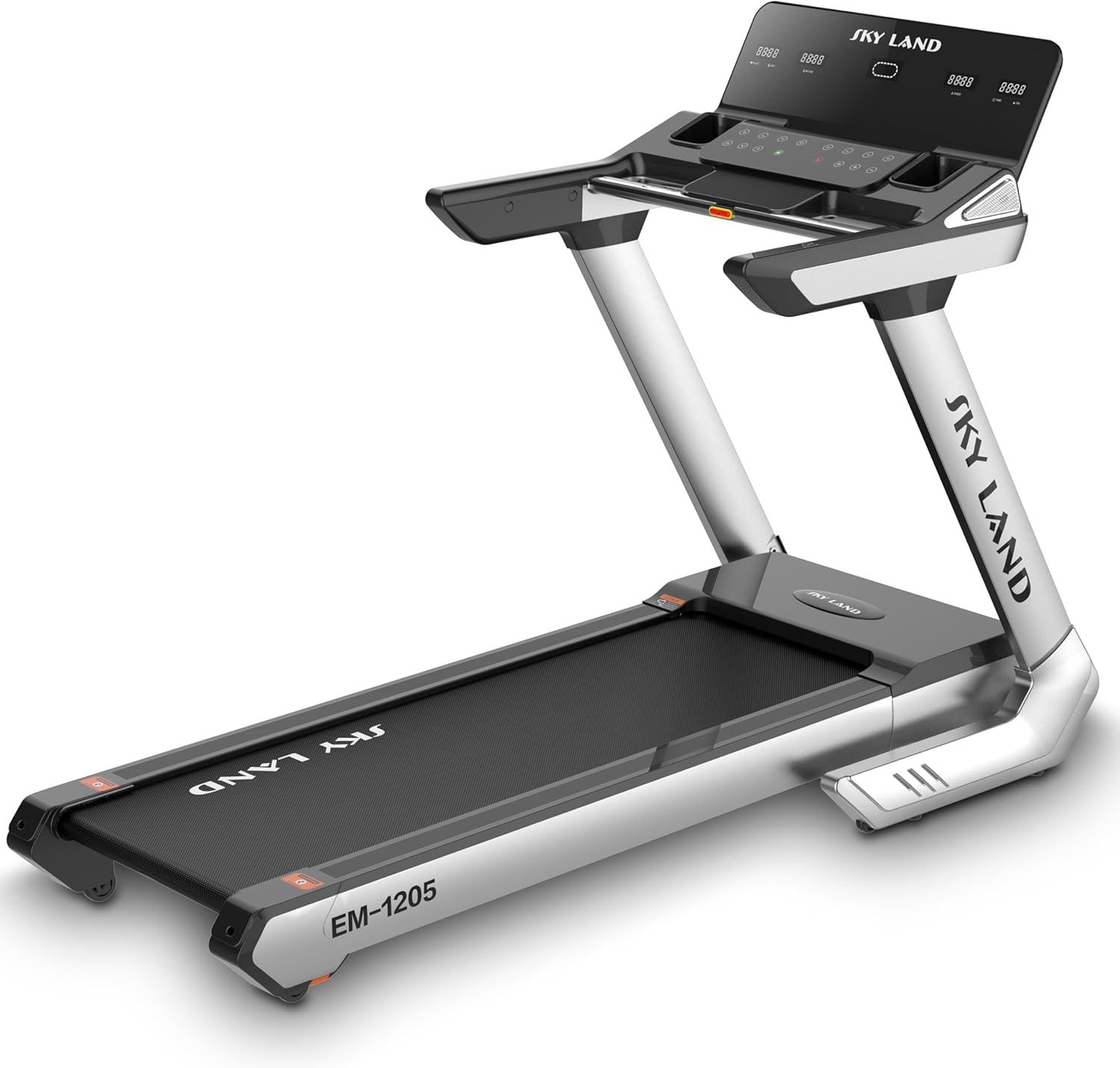 Treadmill Auto Incline Running Machine 5.0HP Peak Motor Bluetooth App Sync, Treadmill Foldable Design 130KG Capacity Wide Belt Home Gym Fitness EM-1205 - Image 4