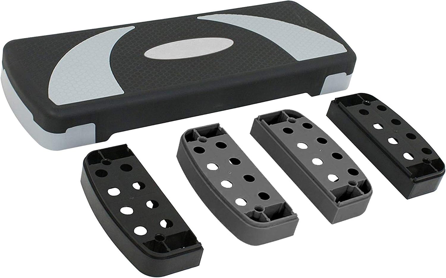 Stepper Platform EM-9230 ?C Adjustable Home Exercise Stepper with Non-Slip Surface, Heavy-Duty Fitness Step for Cardio & Strength Training ?C Black/Gray (80??31??20 cm) - Image 5