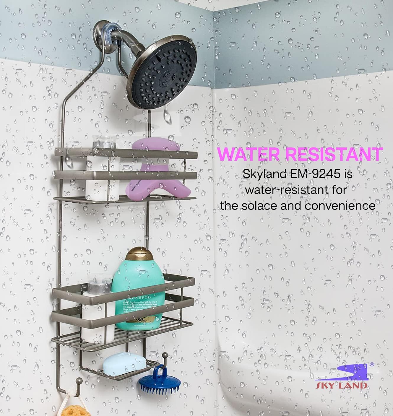 Waterproof Mini Massager EM-9245-P, Pink - Image 3