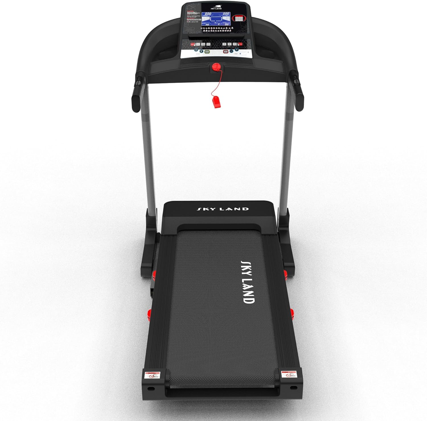 Foldable Treadmill | 3.0 HP DC Motor (6.0 HP Peak), 125kg Capacity, 1?C18 KM/H, 18-Level Auto Incline, Bluetooth Speaker, LCD Display Running Machine for Home & Office Gym EM-1268 - Image 3