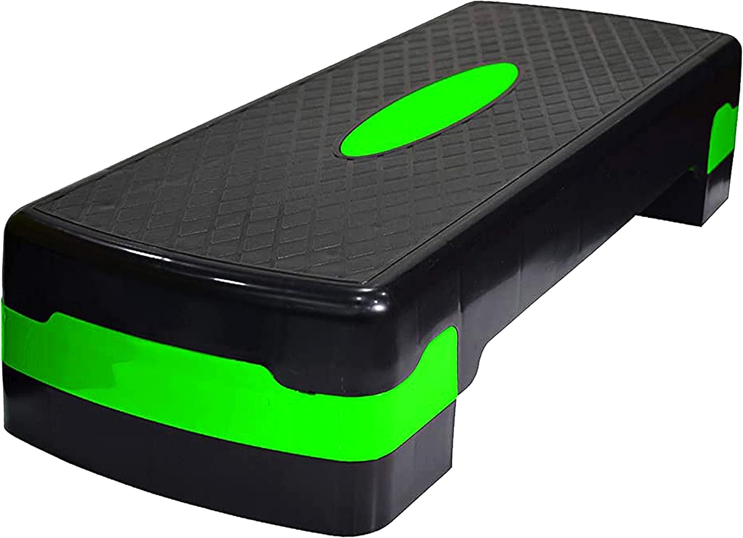 Aerobic Stepper for Home Workout | Adjustable Height 10?C20cm | Non-Slip Shock Absorbing Platform for Cardio HIIT & Strength Training | Compact & Durable Step Bench ?C EM-9237-G