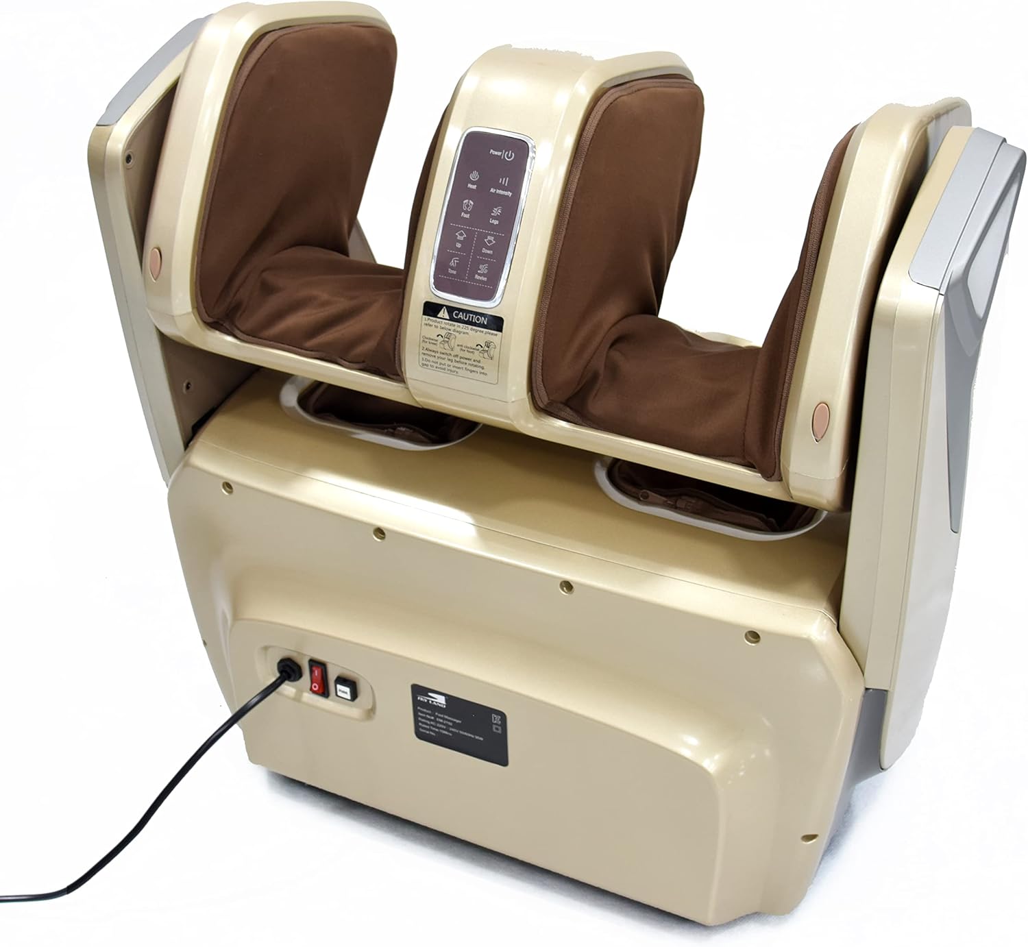 Unisex Adult Multi-fuction Leg Foot Massager EM-2192 - Light Brown, 59 x 44 x 55 cm - Image 4