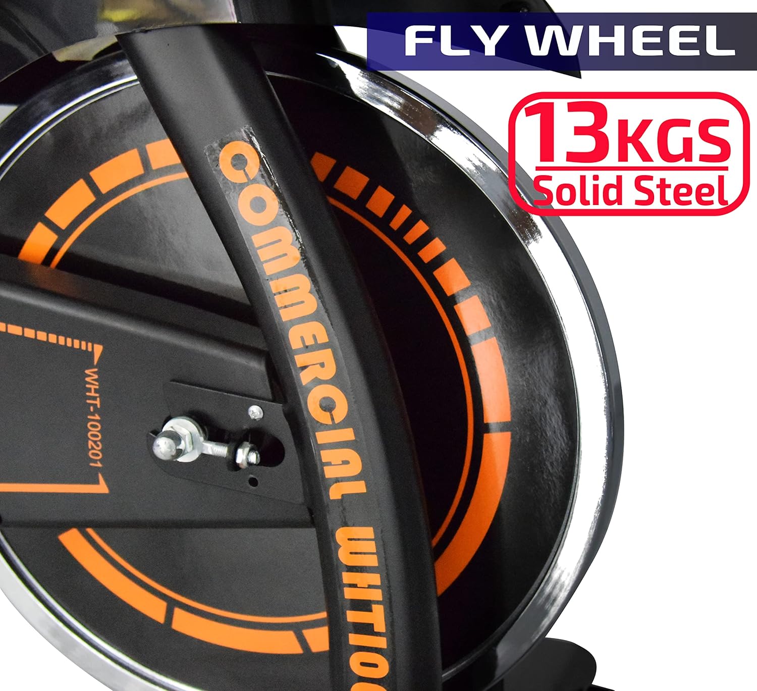 Exercise Bike for Home Cardio | Heavy-Duty Spin Bike with 28 LBS Flywheel, Adjustable Seat & Handlebar, LCD Monitor, Belt Drive Quiet Cycling Workout ?C EM-1560-O - Image 6