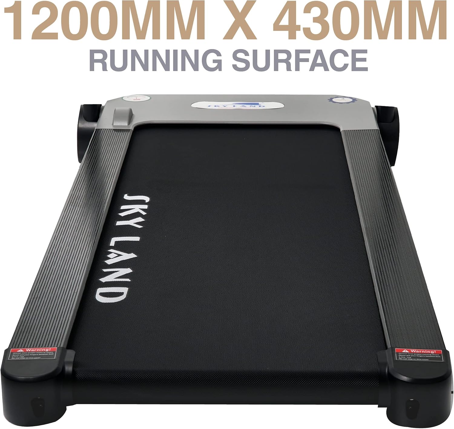 Foldable Home Treadmill | 4 HP Peak Motor, 12 km/h Speed, 12 Programs | Compact Running Machine for Home Gym with LCD Display & MP3 Speakers | Max User Weight 100KG EM-1280 - Image 6